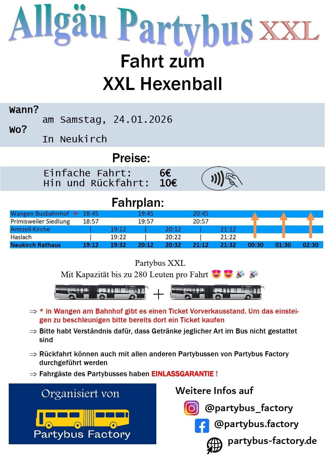 Allgäu Partybus